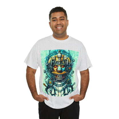 CYBERPUNK STEAMPUNK AUTON - Airt on a Shirt  - Unisex Heavy Cotton Tee - AUS