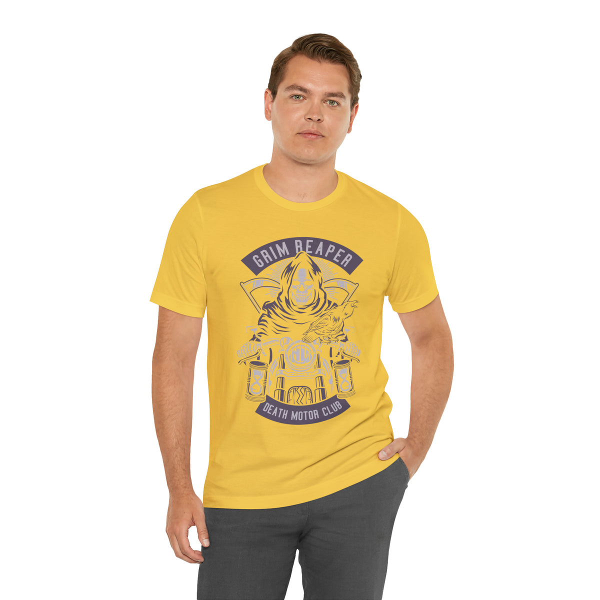 GRIM REAPER Moto Club - Unisex Jersey Short Sleeve Tee