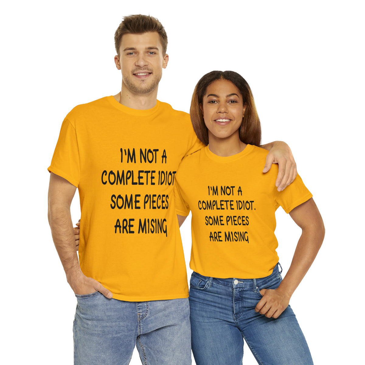 I'M NOT A COMPLETE ID*** - Unisex Heavy Cotton Tee - AUS