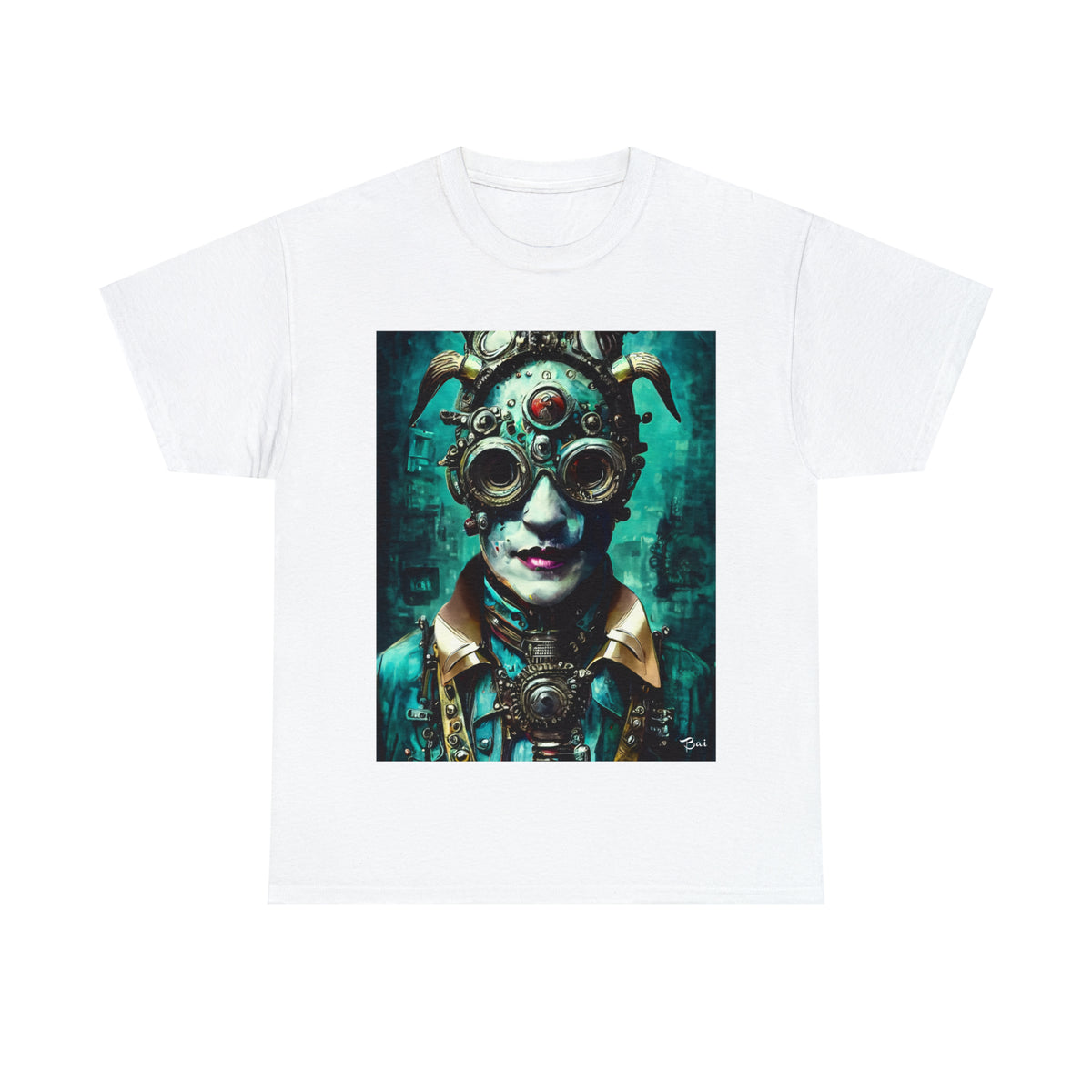 CYBER-STEAMPUNK LORD - Airt on a Shirt  - Unisex Heavy Cotton Tee - AUS
