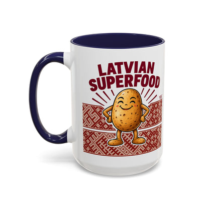 Latvian Superfood Mug | Funny Potato Gift | BalticAF