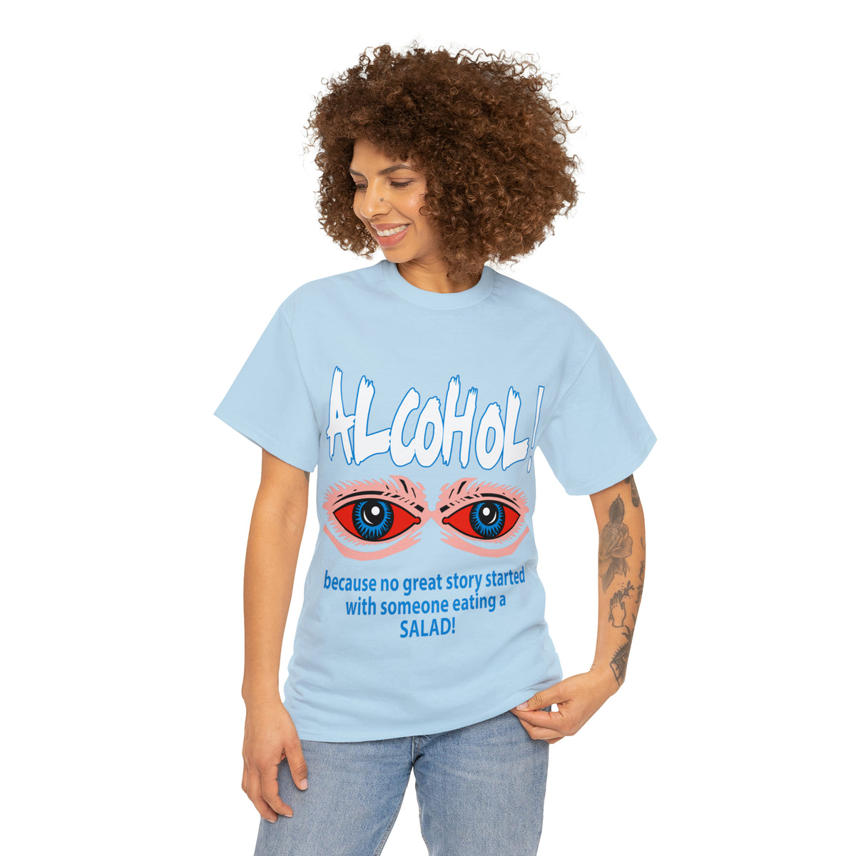 "ALC****" vs Salad - Funny Unisex Heavy Cotton Tee - AUS