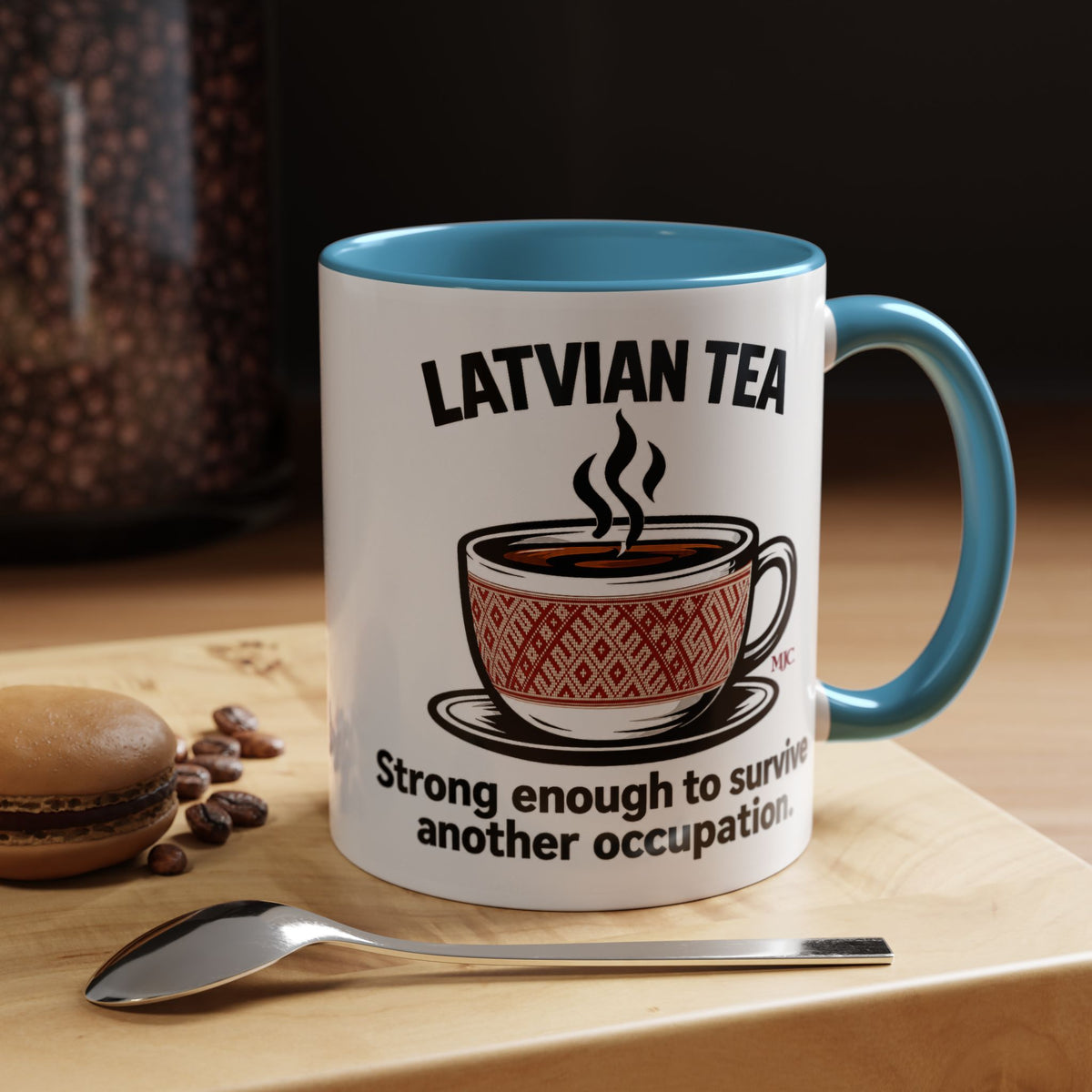 Latvian Tea Mug | Latvian Heritage & Humour Gift | BalticAF