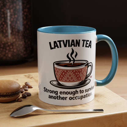 Latvian Tea Mug | Latvian Heritage & Humour Gift | BalticAF