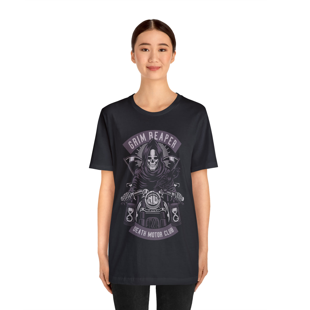 GRIM REAPER Moto Club - Unisex Jersey Short Sleeve Tee