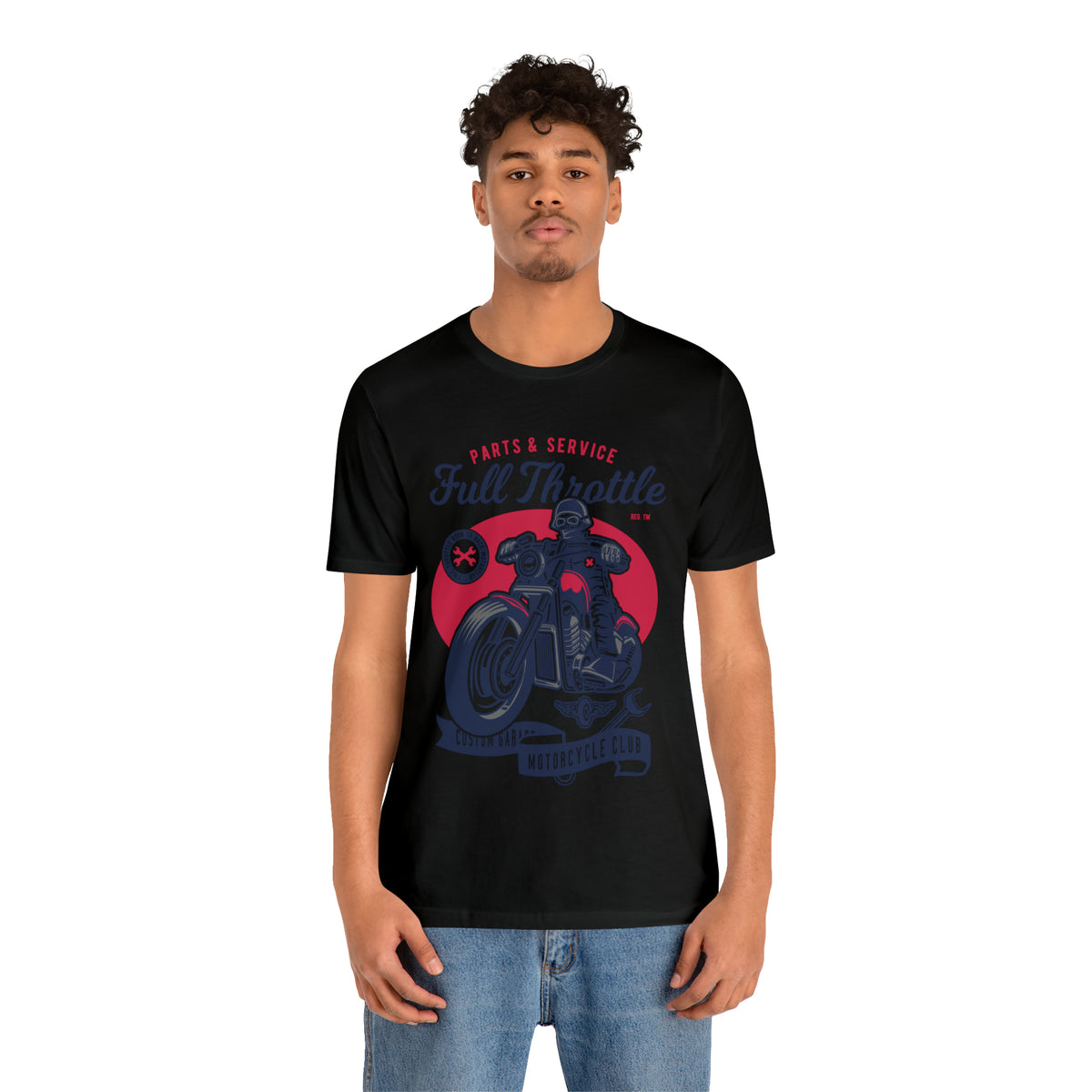 FULL THROTTLE Parts & Service - Unisex Jersey Short Sleeve Tee