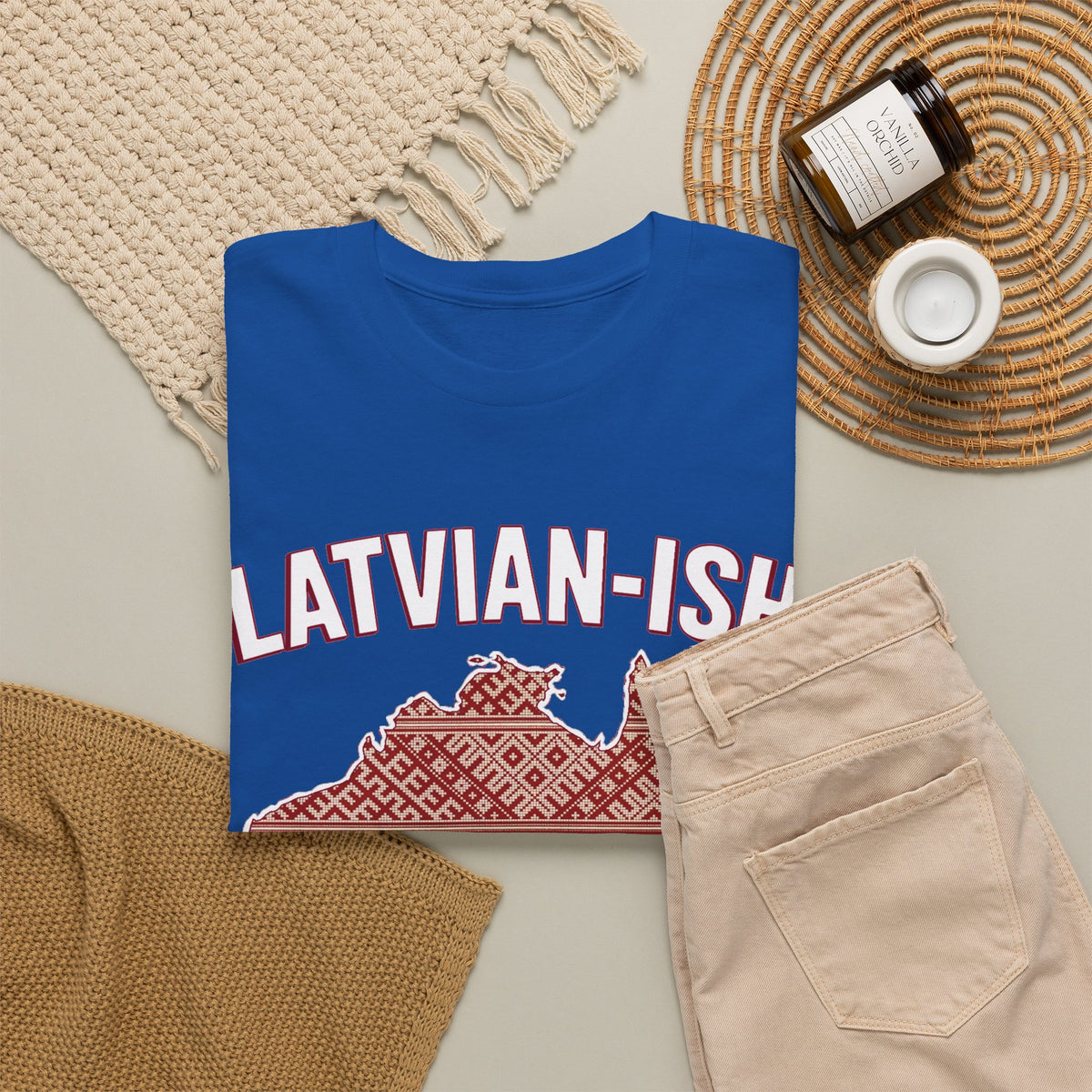 Latvian-ISH Australian T-Shirt | Funny Latvian Heritage Gift | BalticAF