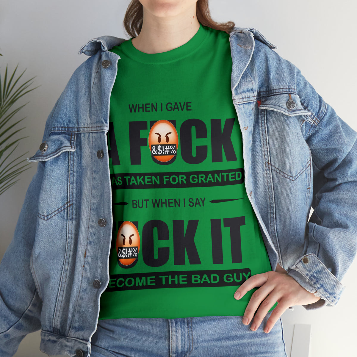 WHEN I GAVE A F***  - Funny Unisex Heavy Cotton Tee - AUS