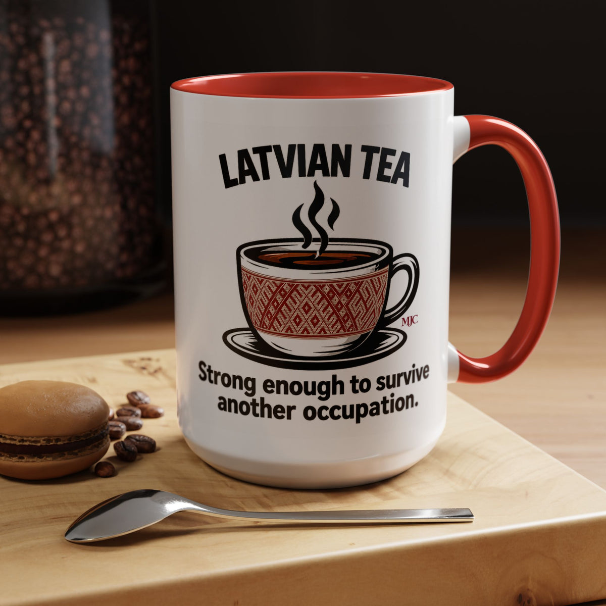 Latvian Tea Mug | Latvian Heritage & Humour Gift | BalticAF