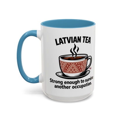 Latvian Tea Mug | Latvian Heritage & Humour Gift | BalticAF
