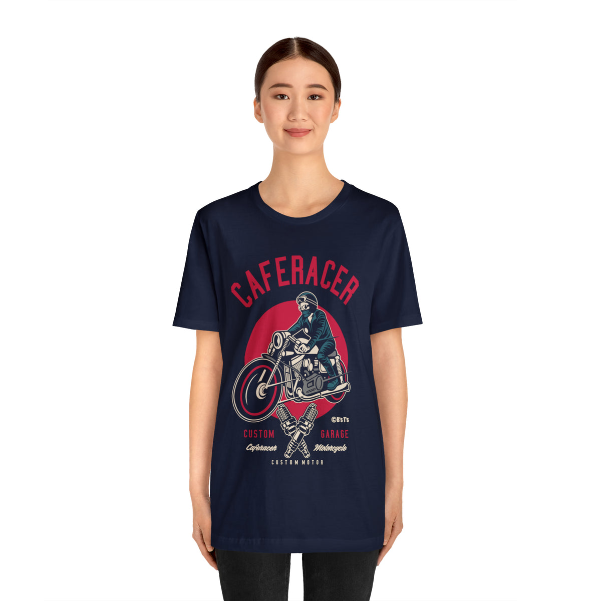 CAFE RACER Custom Garage - Unisex Jersey Short Sleeve Tee