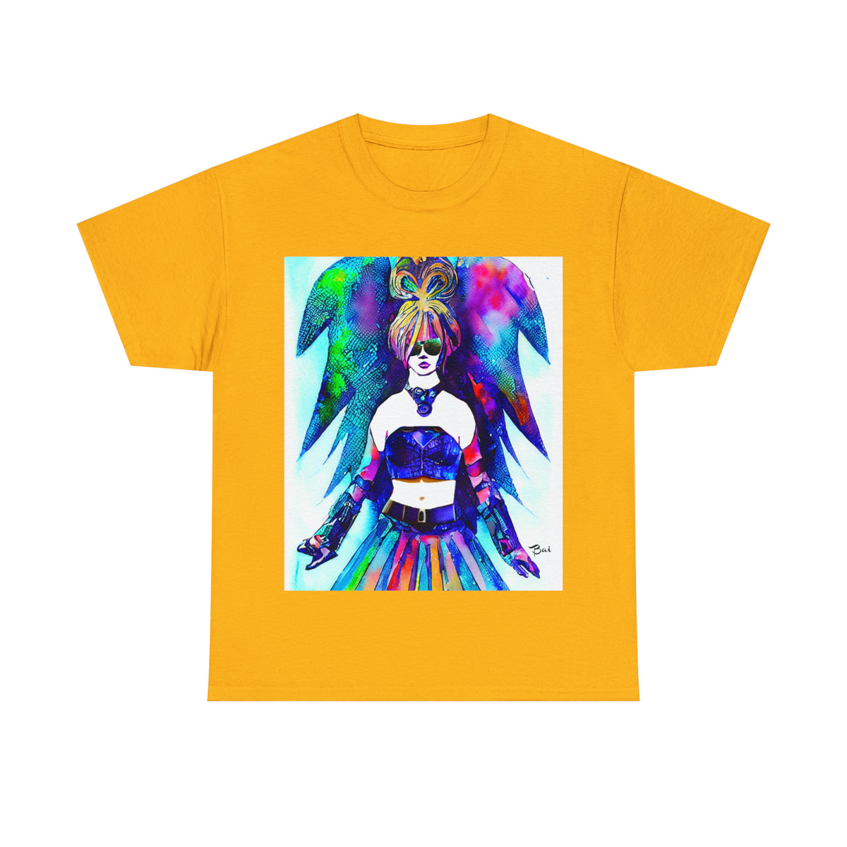 CYBER GIRL - Airt on a Shirt  - Unisex Heavy Cotton Tee - AUS