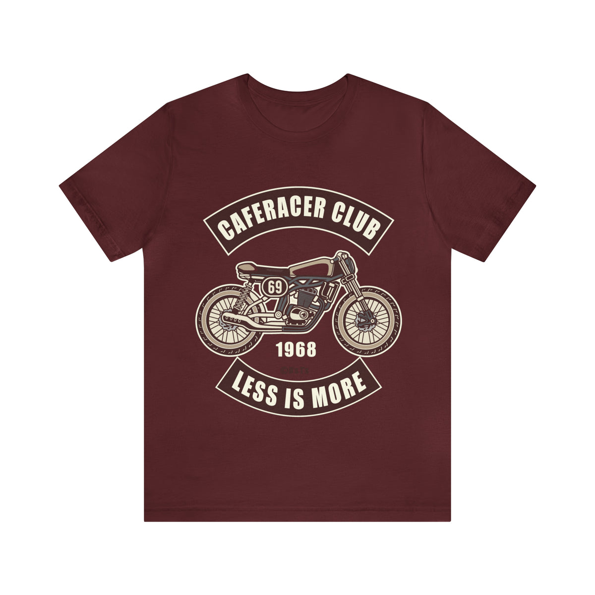 CAFE RACE CLUB Less is More - Unisex Jersey Short Sleeve Tee