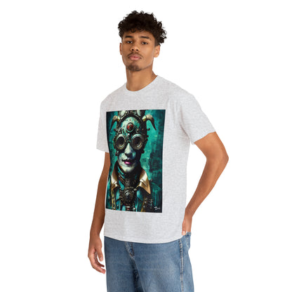 CYBER-STEAMPUNK LORD - Airt on a Shirt  - Unisex Heavy Cotton Tee - AUS