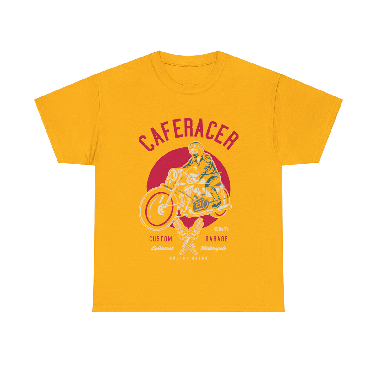 CAFE RACER Custom Garage - Unisex Heavy Cotton Tee
