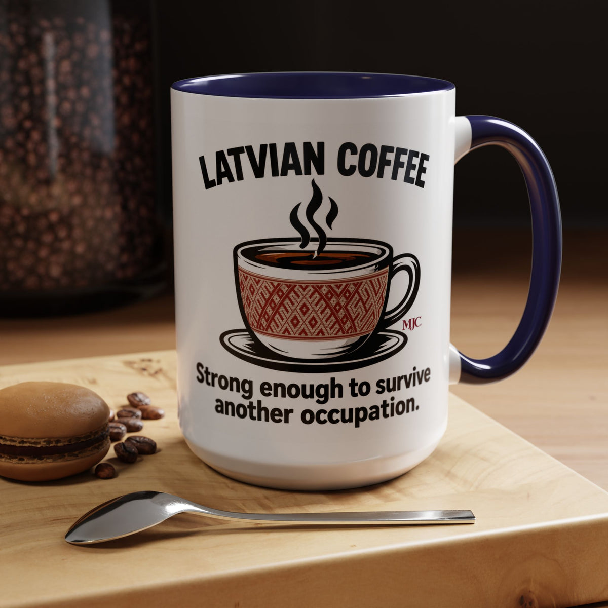 Latvian Coffee Mug | Funny Latvian Heritage Gift | BalticAF