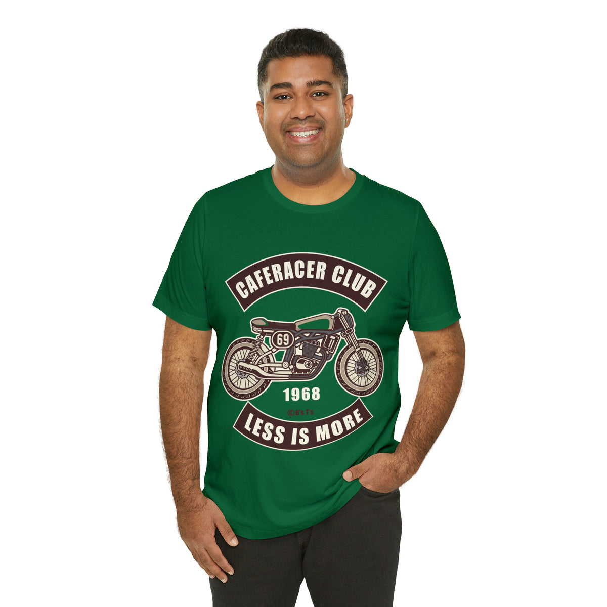 CAFE RACE CLUB Less is More - Unisex Jersey Short Sleeve Tee
