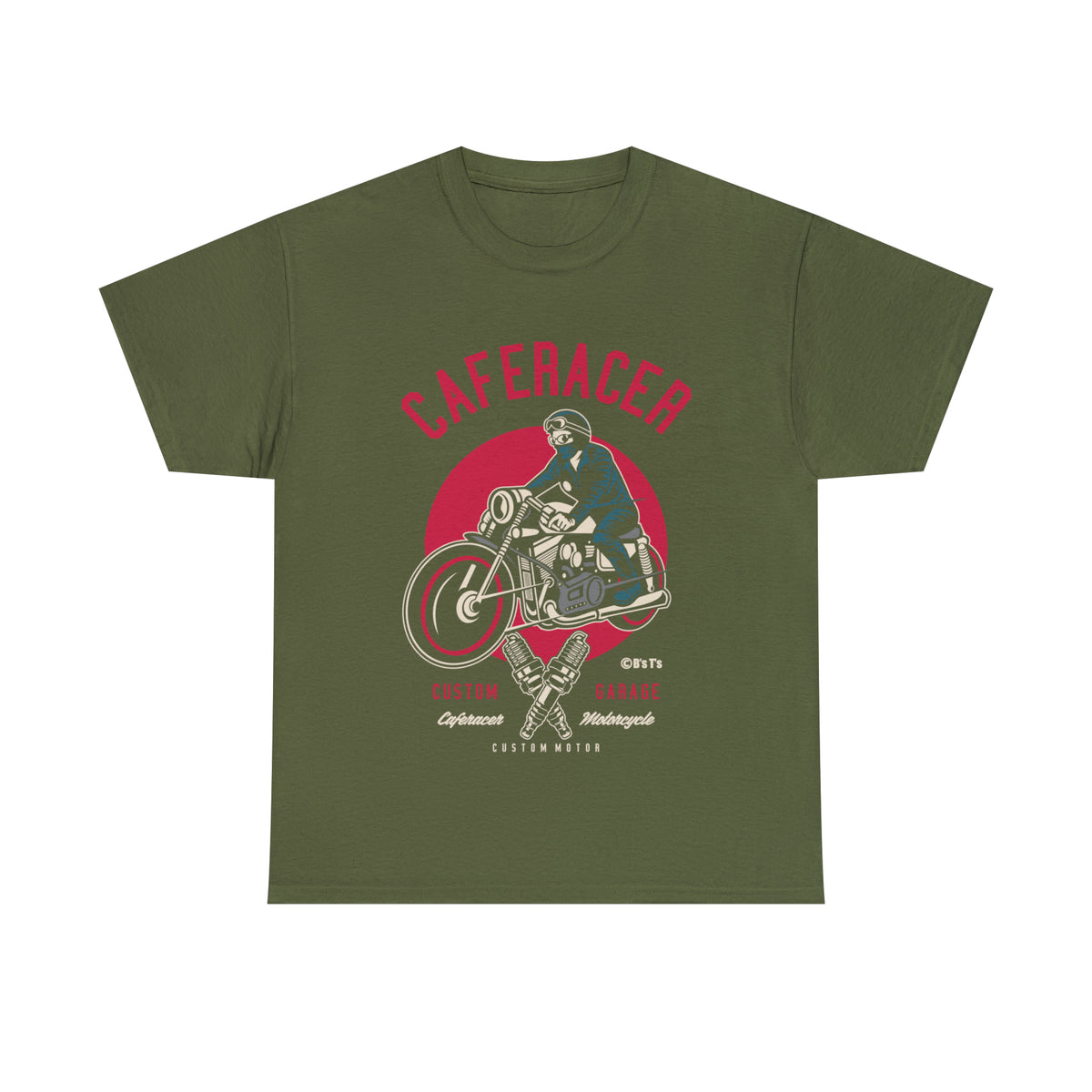 CAFE RACER Custom Garage - Unisex Heavy Cotton Tee