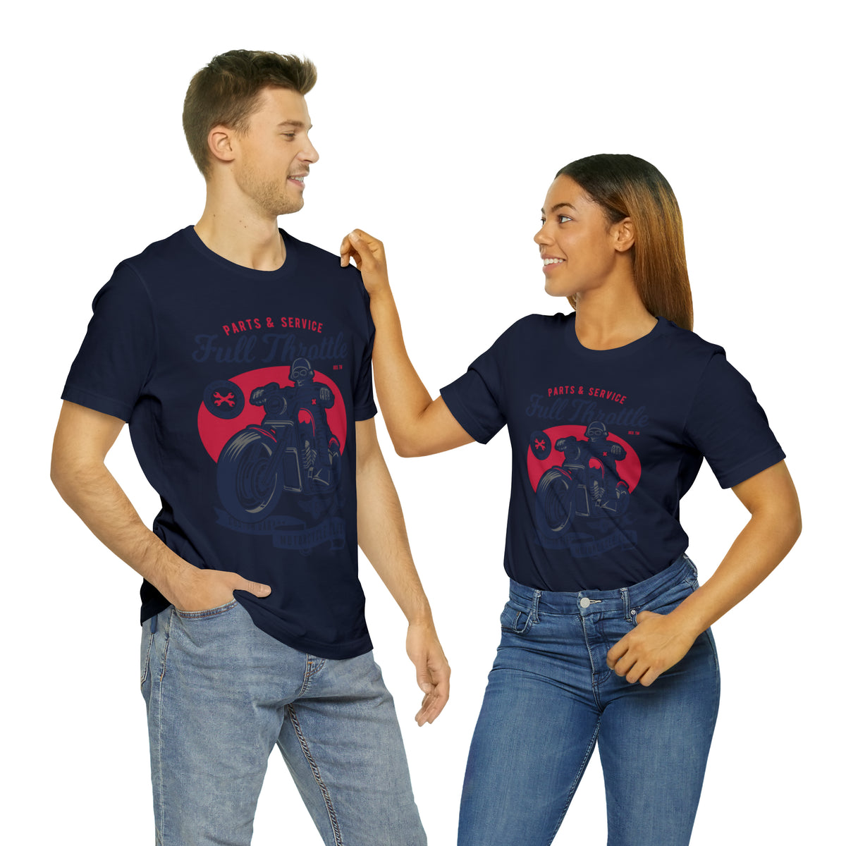 FULL THROTTLE Parts & Service - Unisex Jersey Short Sleeve Tee