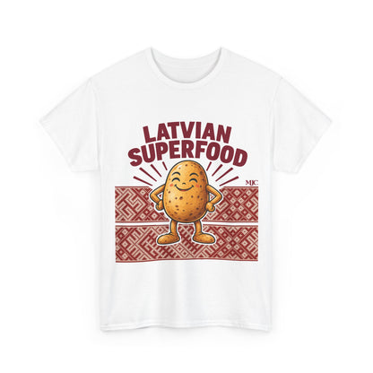 Latvian Superfood T-Shirt | Funny Latvian Potato Gift | BalticAF