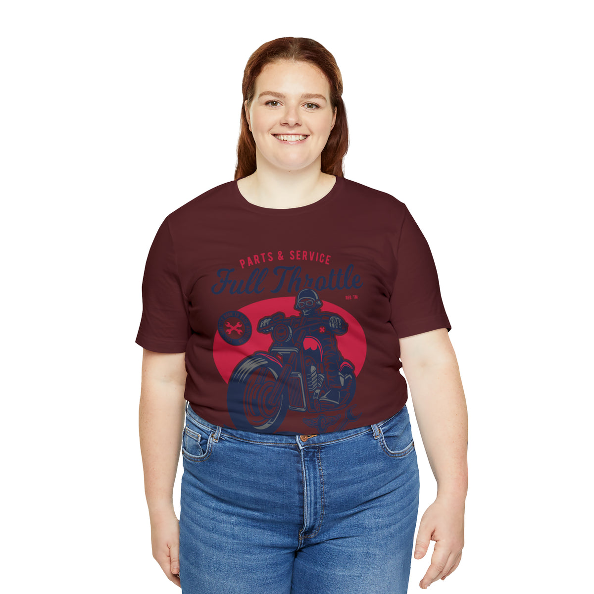 FULL THROTTLE Parts & Service - Unisex Jersey Short Sleeve Tee