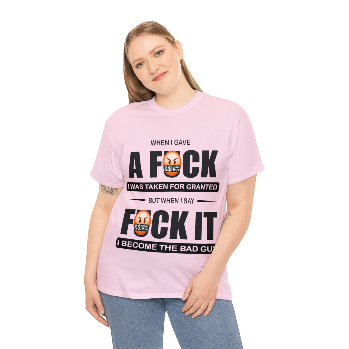 WHEN I GAVE A F***  - Funny Unisex Heavy Cotton Tee - AUS