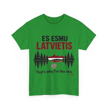 Es Esmu Latvietis T-Shirt | Proud Latvian Heritage Gift | BalticAF