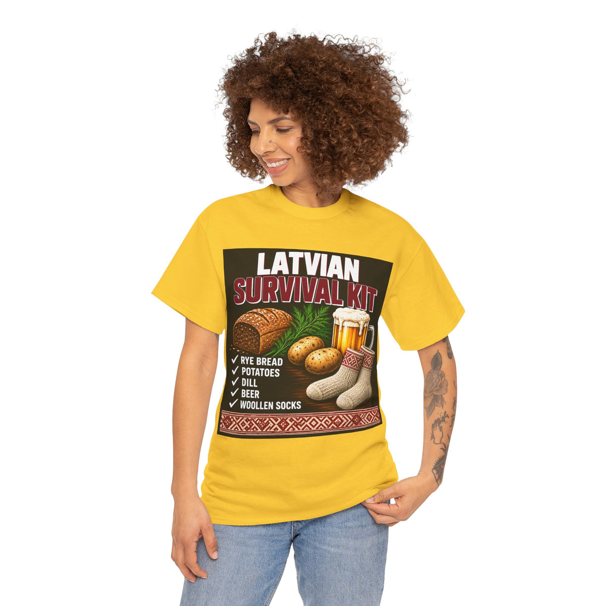 Latvian Survival Kit T-Shirt | Funny Latvian Gift | BalticAF