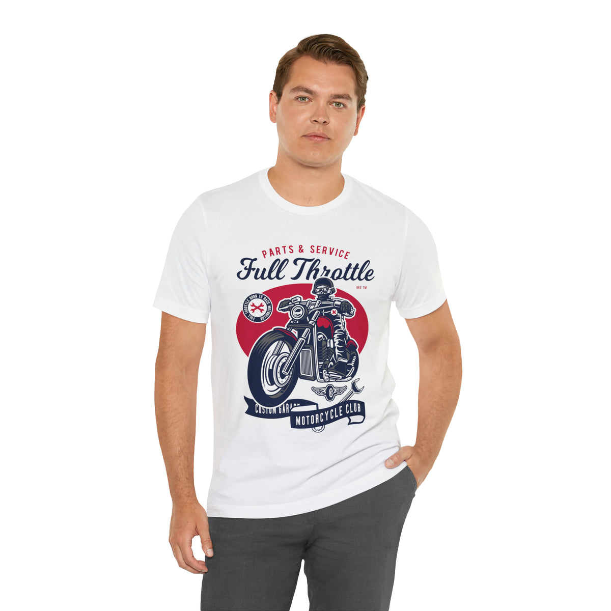 FULL THROTTLE Parts & Service - Unisex Jersey Short Sleeve Tee