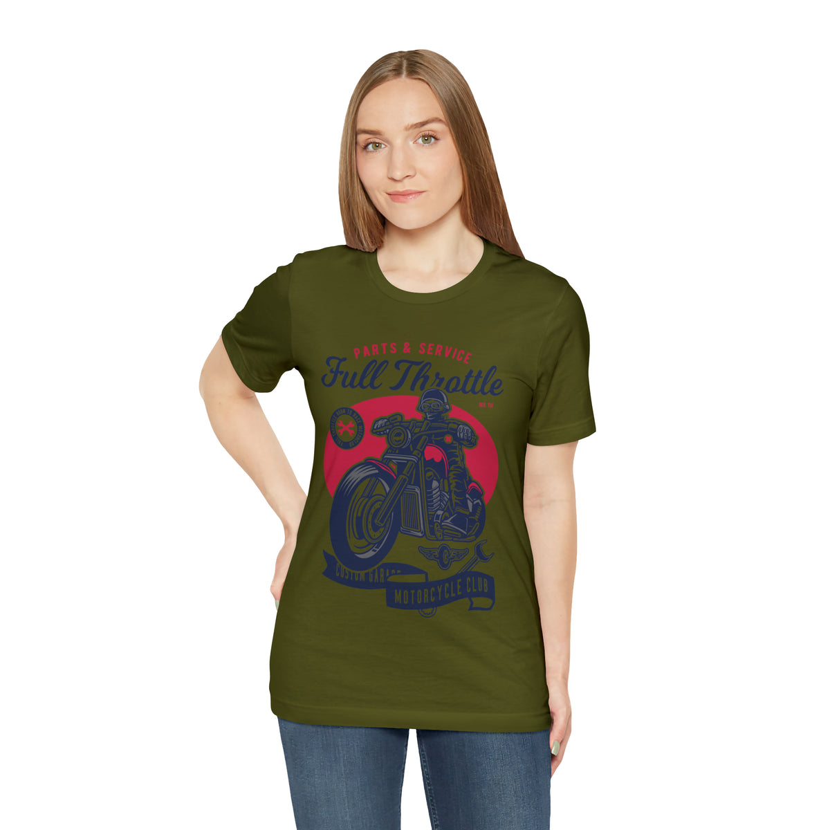 FULL THROTTLE Parts & Service - Unisex Jersey Short Sleeve Tee
