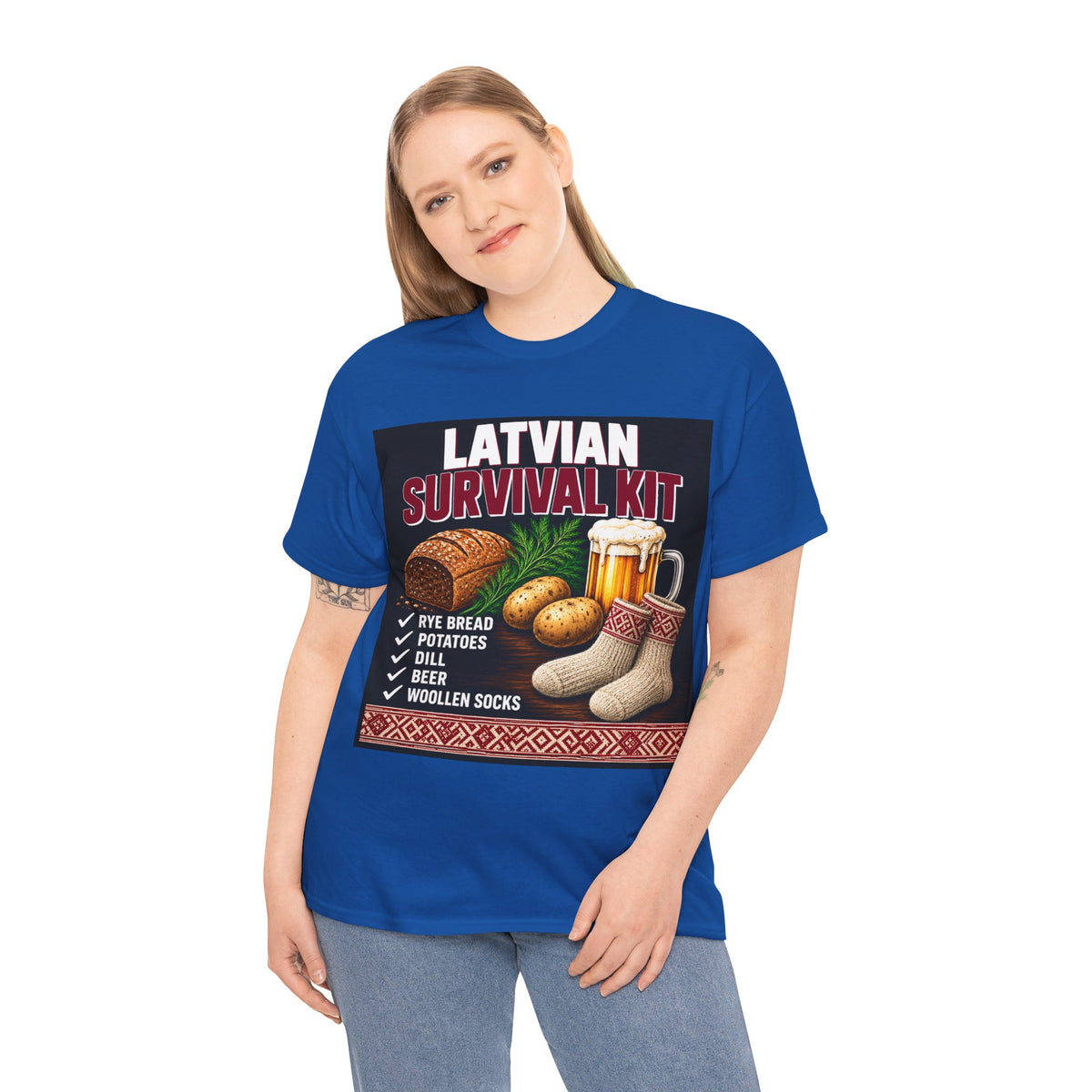 Latvian Survival Kit T-Shirt | Funny Latvian Gift | BalticAF