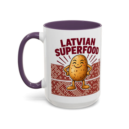 Latvian Superfood Mug | Funny Potato Gift | BalticAF