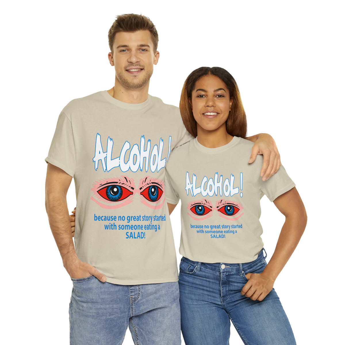 "ALC****" vs Salad - Funny Unisex Heavy Cotton Tee - AUS