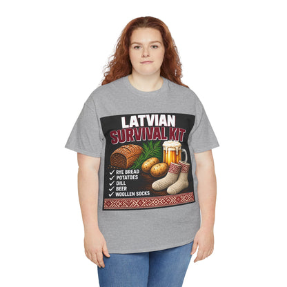 Latvian Survival Kit T-Shirt | Funny Latvian Gift | BalticAF