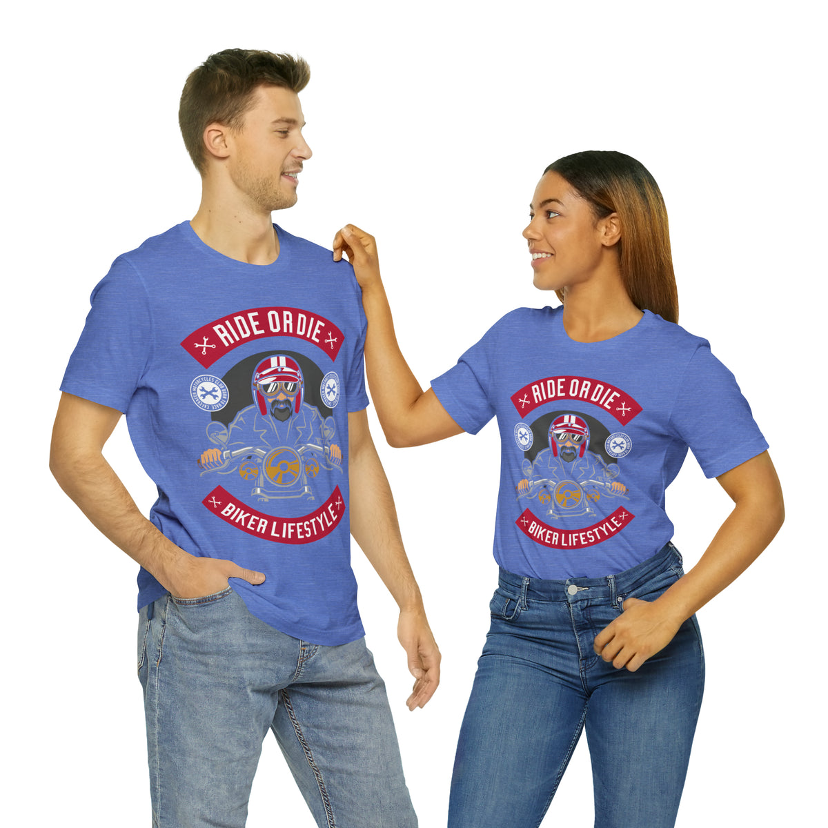 BIKER LIFESTYLE - Ride or Die - Unisex Jersey Short Sleeve Tee