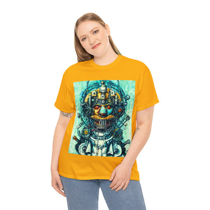 CYBERPUNK STEAMPUNK AUTON - Airt on a Shirt  - Unisex Heavy Cotton Tee - AUS