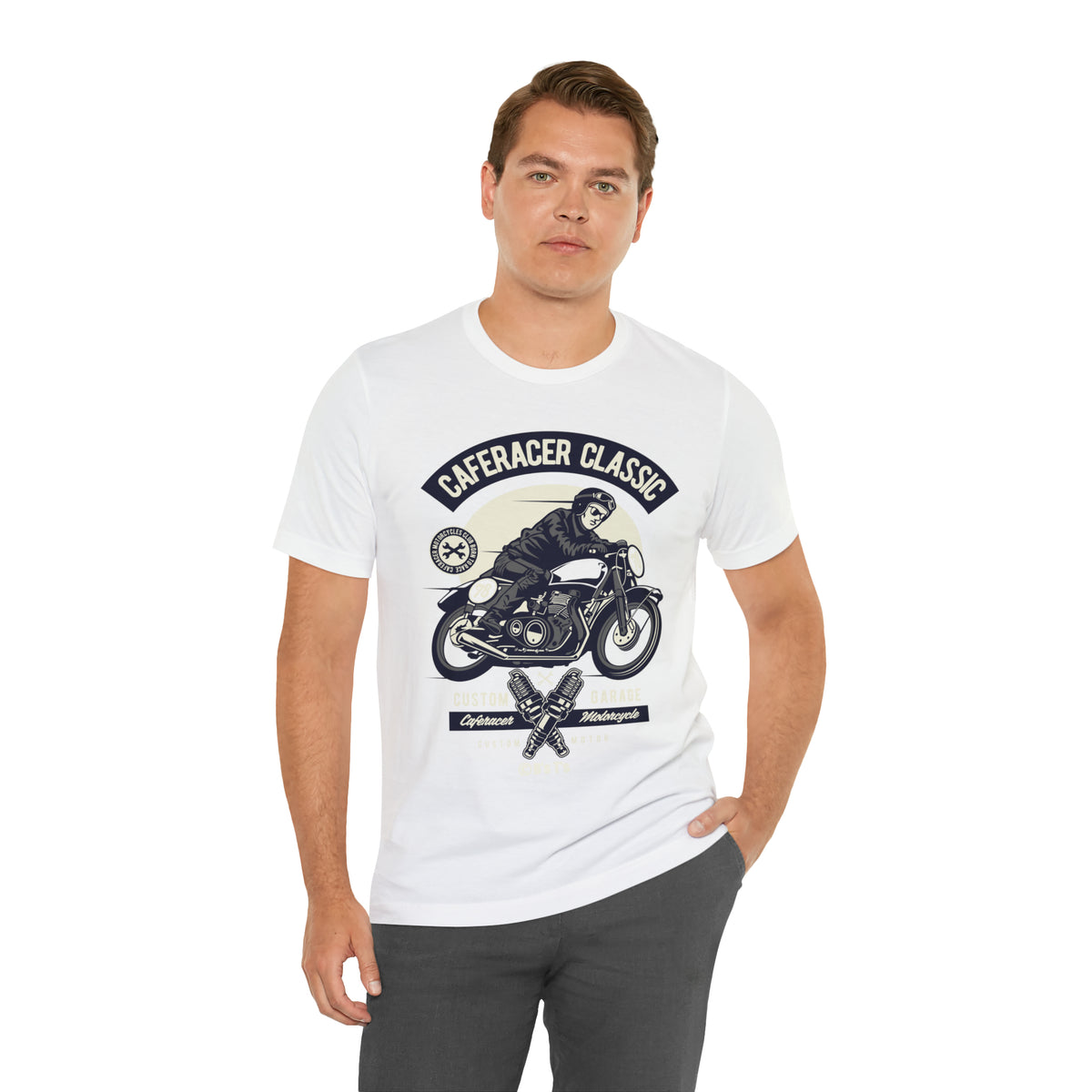 CAFE RACER Classic - Unisex Jersey Short Sleeve Tee