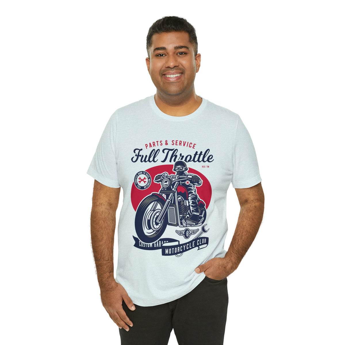 FULL THROTTLE Parts & Service - Unisex Jersey Short Sleeve Tee