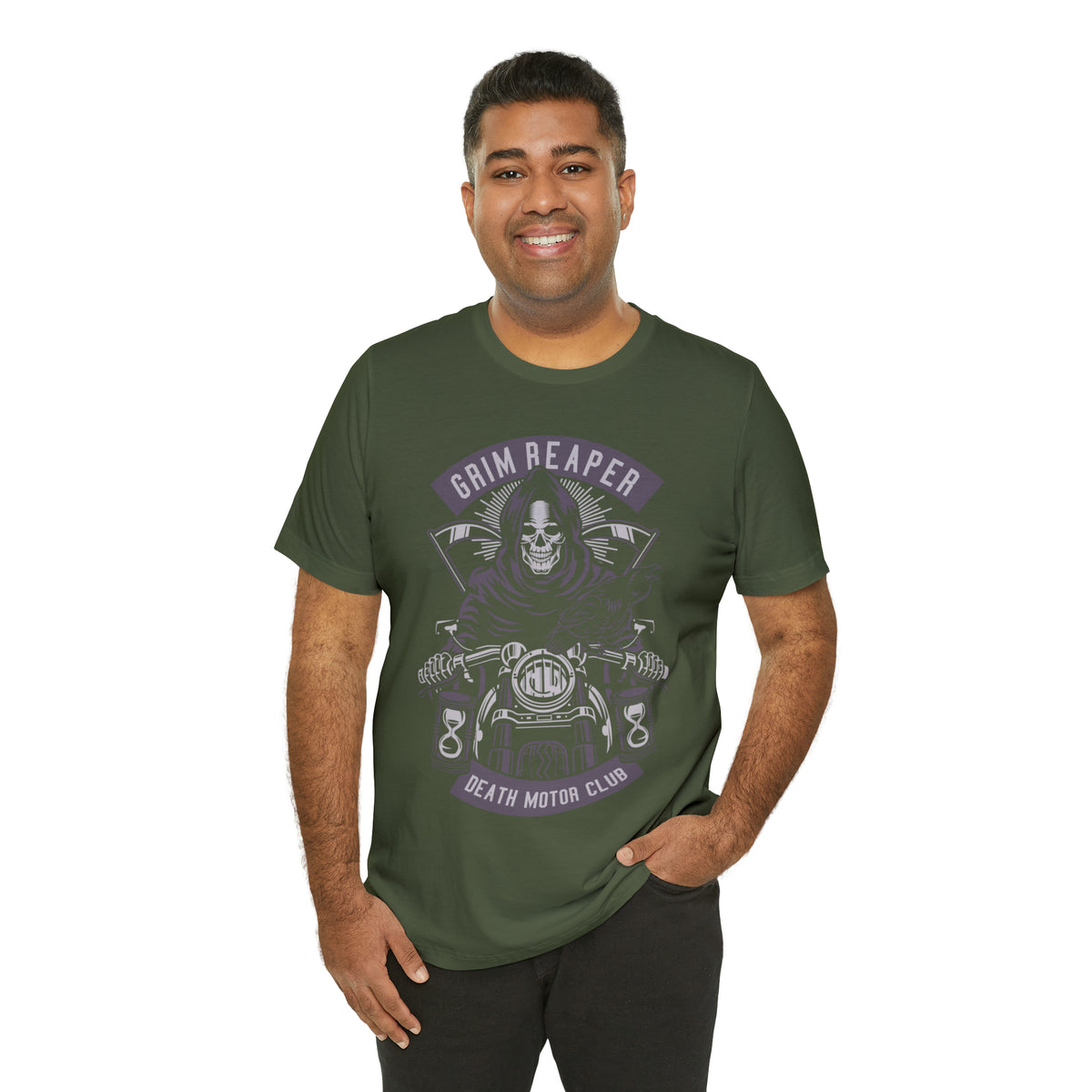 GRIM REAPER Moto Club - Unisex Jersey Short Sleeve Tee