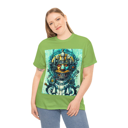 CYBERPUNK STEAMPUNK AUTON - Airt on a Shirt  - Unisex Heavy Cotton Tee - AUS