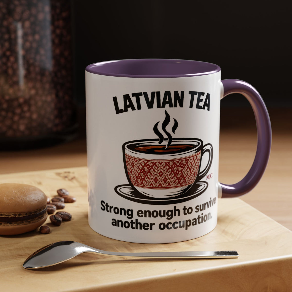 Latvian Tea Mug | Latvian Heritage & Humour Gift | BalticAF