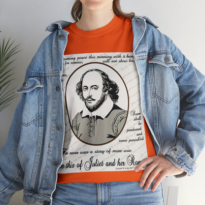 No Greater Tale of Woe... Juliet & Romeo.- Unisex Heavy Cotton Tee