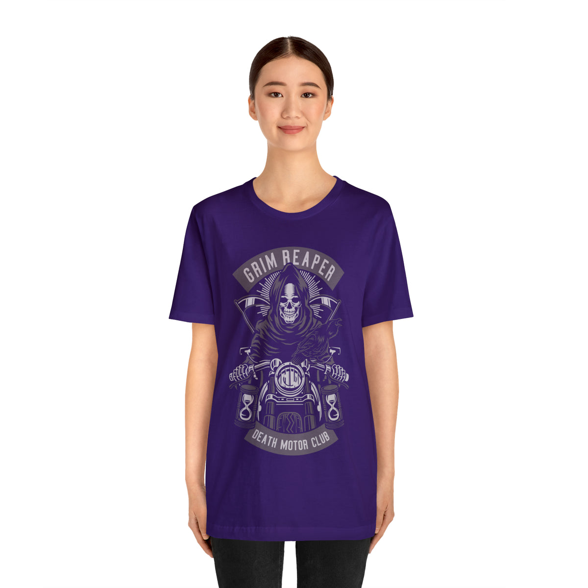 GRIM REAPER Moto Club - Unisex Jersey Short Sleeve Tee