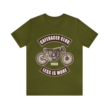 CAFE RACE CLUB Less is More - Unisex Jersey Short Sleeve Tee