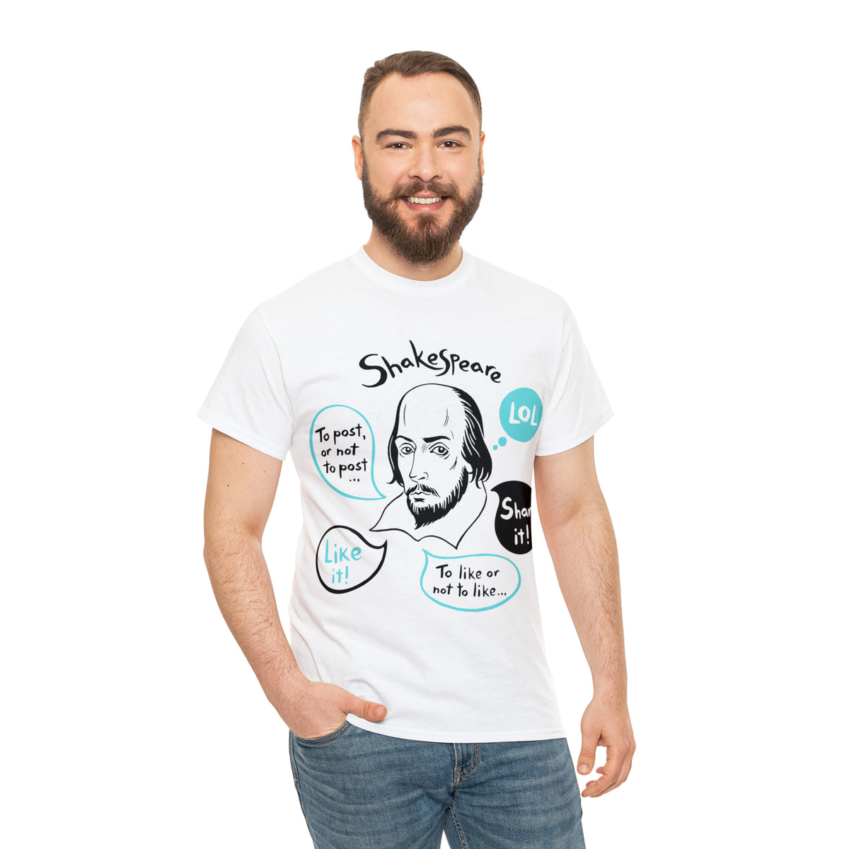 21st Century SHAKESPEARE  (light) - Unisex Heavy Cotton Tee