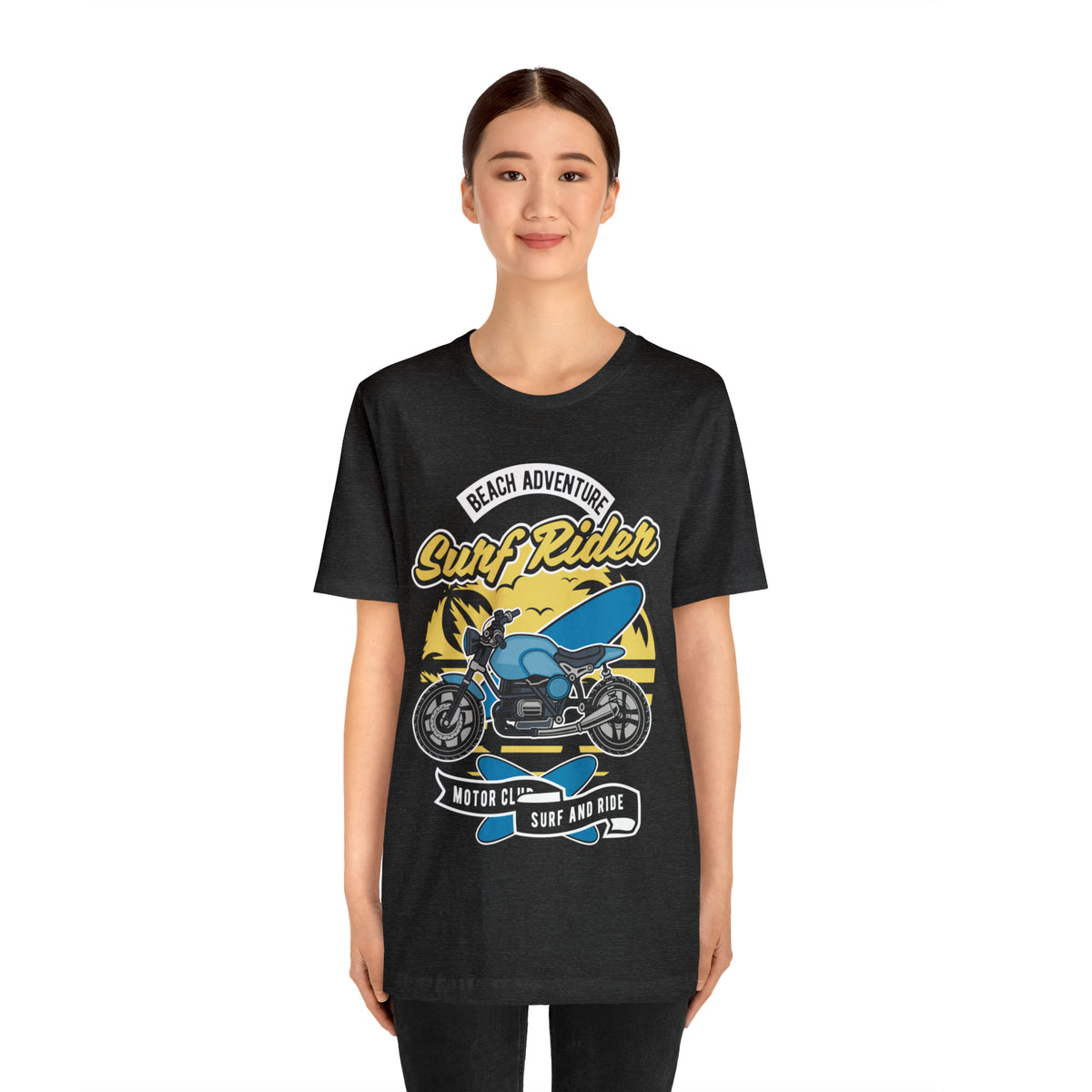 SURF RIDER - Printed in the USA - Unisex Jersey Short Sleeve Tee