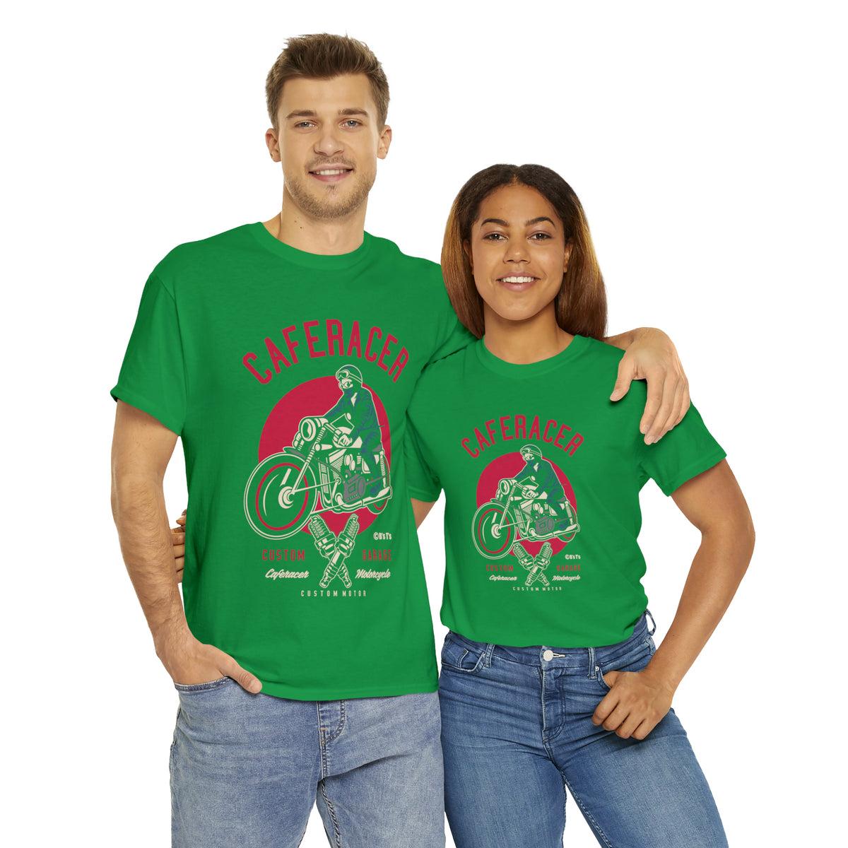 CAFE RACER Custom Garage - Unisex Heavy Cotton Tee