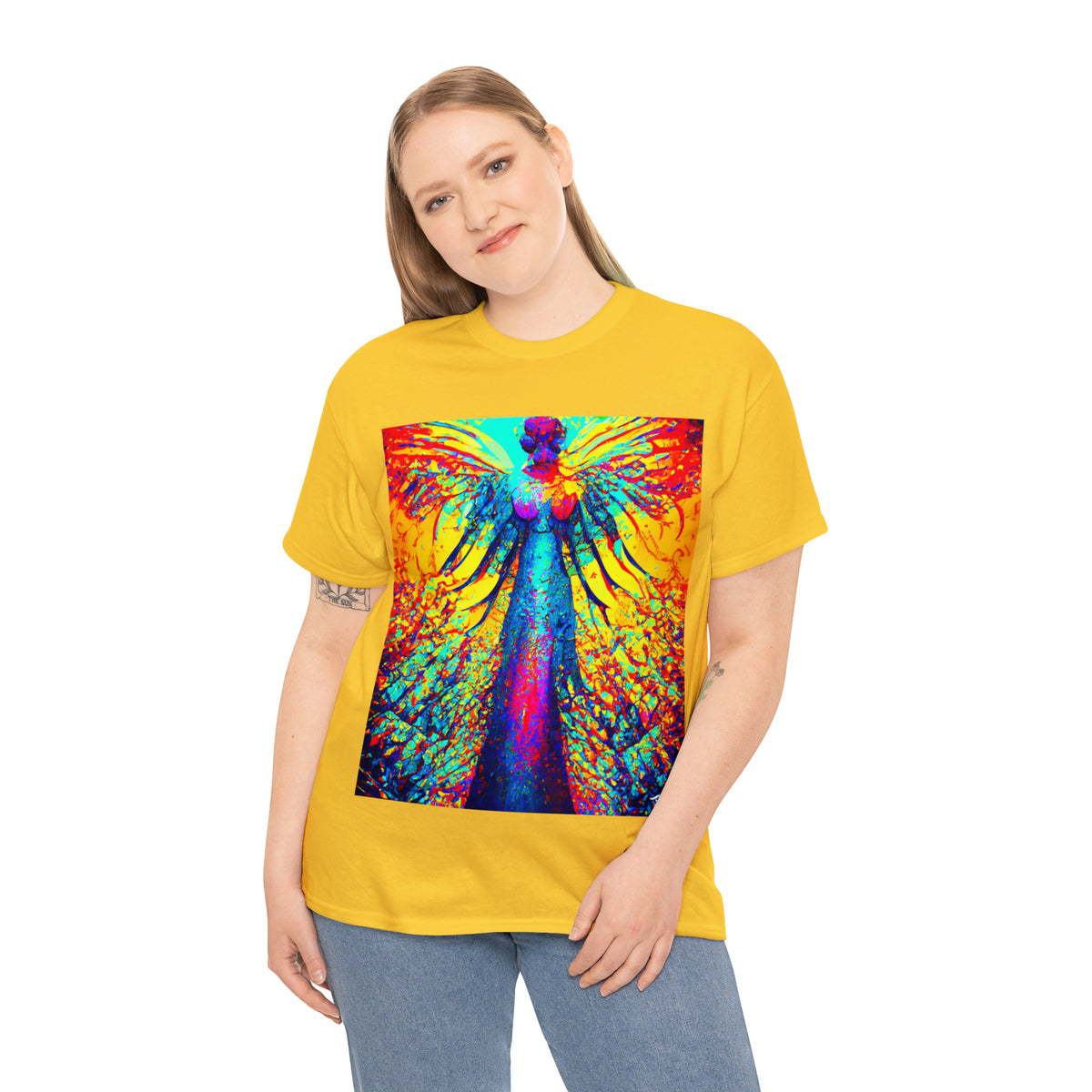GUARDIAN MOTHER - Airt on a Shirt  - Unisex Heavy Cotton Tee - AUS