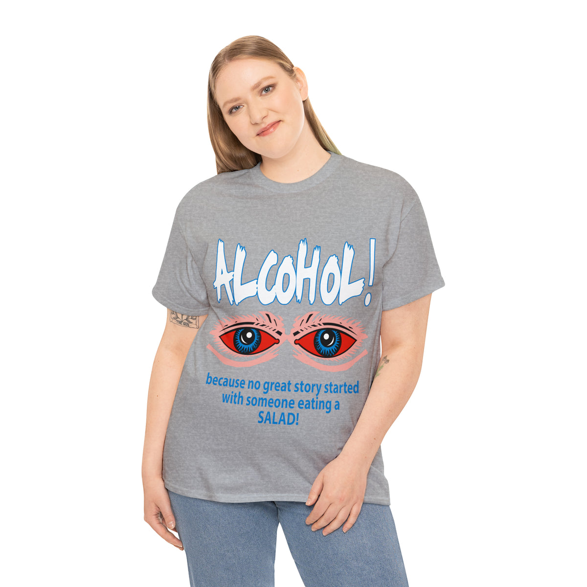 "ALC****" vs Salad - Funny Unisex Heavy Cotton Tee - AUS