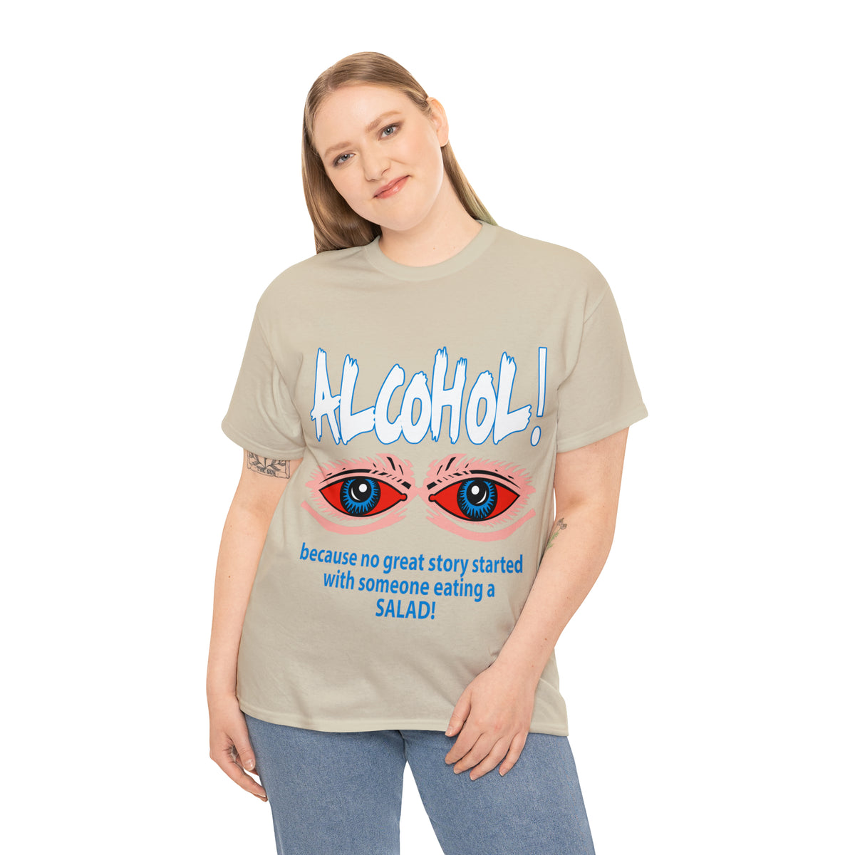 "ALC****" vs Salad - Funny Unisex Heavy Cotton Tee - AUS